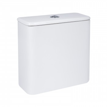 Унитаз-компакт Qtap Presto Quadro безободковый с сиденьем Soft-close QT24221215AW