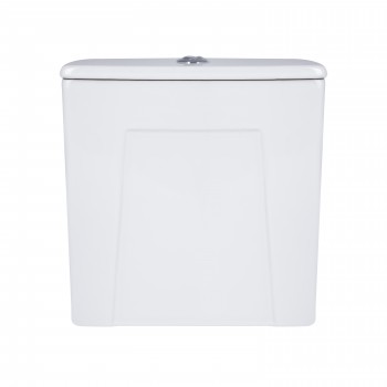 Унитаз-компакт Qtap Presto Quadro безободковый с сиденьем Soft-close QT24221215AW