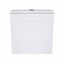 Унитаз-компакт Qtap Presto Quadro безободковый с сиденьем Soft-close QT24221215AW