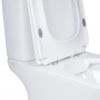 Унитаз-компакт Qtap Presto Quadro безободковый с сиденьем Soft-close QT24221215AW