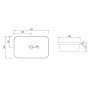 Раковина Qtap Scorpio 610х380х150 White QT1411K491WN