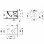 Унитаз подвесной Duravit Architec 45720900А1 с крышкой Soft Close