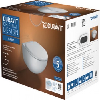 Унитаз подвесной Duravit Architec 45720900А1 с крышкой Soft Close