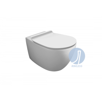 Унітаз підвісний Simas Vignoni VI18/F85/VI004 Rimless з кришкою soft-close