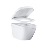 Унітаз підвісний Grohe EuroCeramic 54 з кришкою-сидінням Softclose, білий (39328000/39330001)
