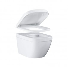 Унітаз підвісний Grohe EuroCeramic 54 з кришкою-сидінням Softclose, білий (39328000/39330001)