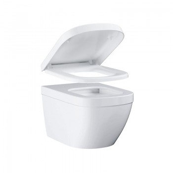 Унітаз підвісний Grohe EuroCeramic 54 з кришкою-сидінням Softclose, білий (39328000/39330001)