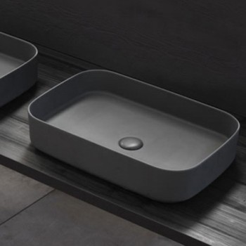 Умивальник на стільницю Cielo Shui Comfort 60х40, lavagna (SHCOLAR60 LV)