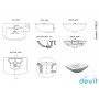 Devit Comfort 1110123 Раковина 66 см.