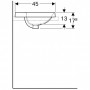Geberit Variform 500.741.01.2 Раковина 55 см.