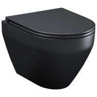 Унітаз підвісний Am Pm Spirit 2.0 C701700MBSC FlashClean з кришкою