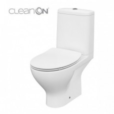 Унитаз-компакт Cersanit MODUO 651 SBTW CleanOn 011 3/5 л с дюропластовым сиденьем SLIM с плавным закрыванием и функцией простого снятия