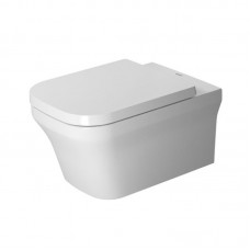 Унітаз підвісний Duravit P3 Comforts Rimless з кришкою, білий (2561090000/0020390000)