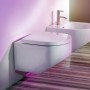 Унітаз підвісний Laufen Sonar Rimless 54х37 з кришкою, білий (H8203410000001/H8933410000001)