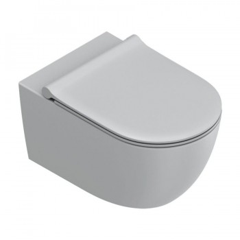 Підвісний унітаз з кришкою Catalano Sfera 55x35, Cemento Satinato (0511550023_0551200023)