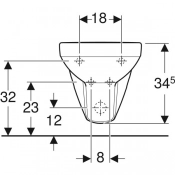 Geberit Selnova 500.271.01.1 Біде підвісне