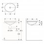 Geberit Variform 500.709.01.2 Раковина 50 см.