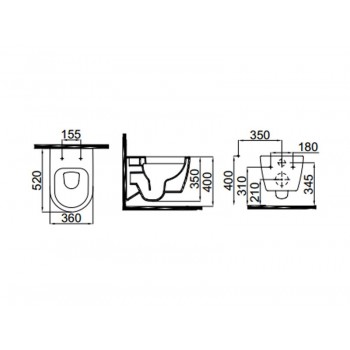 Idevit Alfa SETK3104-2616-001-1-6000 Унітаз