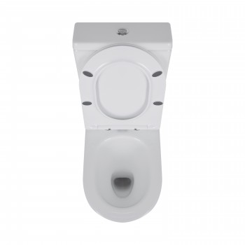 Унітаз підлоговий Qtap Swan Ultra Quiet з сидінням Soft-close 640x360x835 мм QT16222182TW White