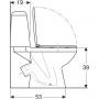 Унітаз компакт Kolo Solo S7923200UA з кришкою Duroplast Soft close