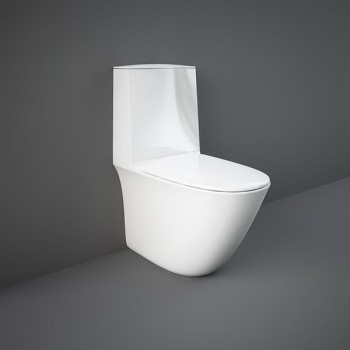 Унітаз компакт Rak Ceramics Sensation SENWC1146AWHA+SENWT1800+SENSC390