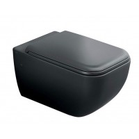 Унітаз підвісний Cielo Shui Comfort SHCOVSKCPVSHCOTFBA Basalto з кришкою soft close