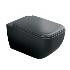 Унітаз підвісний Cielo Shui Comfort SHCOVSKCPVSHCOTFBA Basalto з кришкою soft close