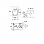 Villeroy & Boch Avento 5656RS01 Унітаз підвісний DirectFlush з кришкою SoftClosing