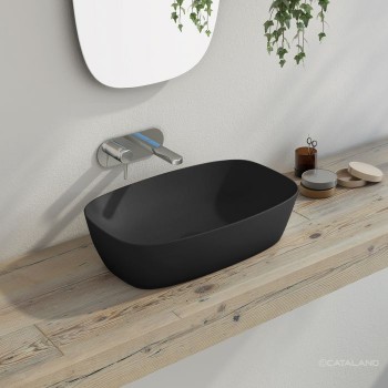 Умывальник Catalano Green Lux 60, черный матовый (160APGRLXNS) /новый артикул 0622600022/