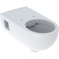 Унитаз подвесной Geberit Selnova Comfort Premium воронковидный, удлиненный вылет, полузакрытая форма, белый (500.693.01.2)
