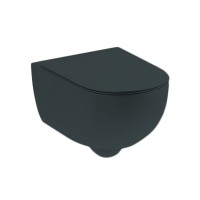 Унитаз подвесной Nic Design Pin с крышкой, Basalto matt (003709049/005712049)