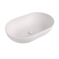 Умивальник на стільницю Flaminia APP 62 x 40 xh 16 cm, без переливу, Latte Milky white matt (AP62ALAT)