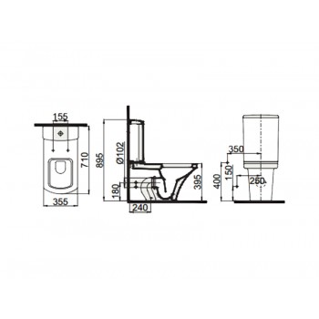 Idevit Vega SETK2804-0306-071-1-0000 Унітаз компакт