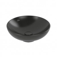 Умывальник на столешницу Villeroy & Boch Loop & Friends d42, CeramicPlus, черный матовый (4A4601S5)