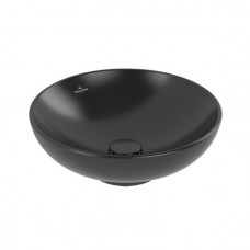 Умивальник на стільницю Villeroy & Boch Loop & Friends d42, CeramicPlus, чорний матовий (4A4601S5)