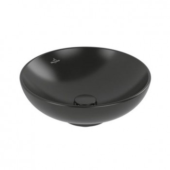 Умывальник на столешницу Villeroy & Boch Loop & Friends d42, CeramicPlus, черный матовый (4A4601S5)