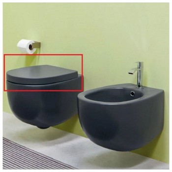 Кришка для унітазу Nic Design Milk, антрацит (005528013)