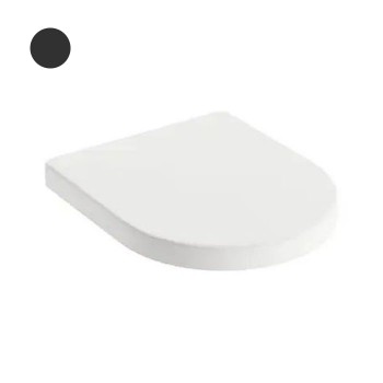 Кришка для унітазу Nic Design Milk, антрацит (005528013)