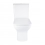 Унитаз напольный Qtap Aries Rimless безободковый с сиденьем Soft-close WHITE QT03228302W