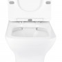 Унитаз напольный Qtap Aries Rimless безободковый с сиденьем Soft-close WHITE QT03228302W