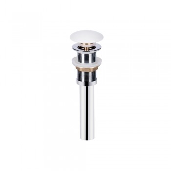 Комплект Qtap Scorpio: Раковина врезная прямоугольная 610х380х150 мм White + Донный клапан PU02