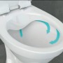 Унитаз-компакт Cersanit Cersania 704 SimpleOn 011 3/6 л с дюропластовым сиденьем с плавным закрыванием и функцией простого снятия