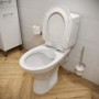 Унитаз-компакт Cersanit Cersania 704 SimpleOn 011 3/6 л с дюропластовым сиденьем с плавным закрыванием и функцией простого снятия