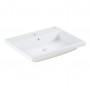 Умивальник накладний Grohe Cube 605х490 мм, білий (3947900H)