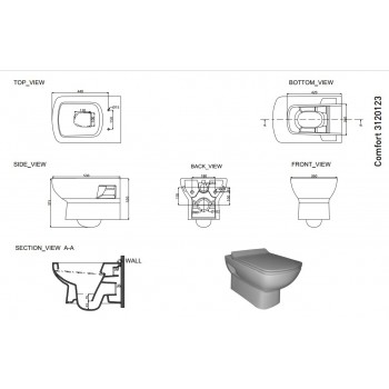 Devit Comfort 3120123 Унітаз підвісний