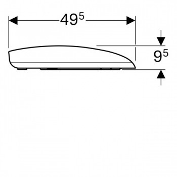 Geberit Citterio 500.540.01.1 Сиденье с крышкой soft-close