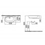 Idevit Myra 0201-2505-08 Раковина 536 мм.