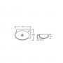Раковина Qtap Leo 420x280x150 White QT11111008LW
