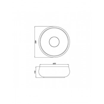 Newarc Elipso 505050R Раковина