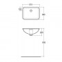 Rak Ceramics Cleo OC143AWHA Раковина 51 см.